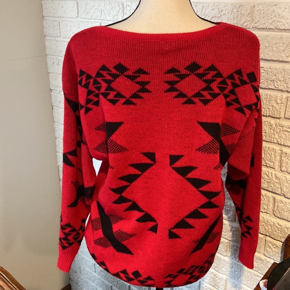 Vintage Red southwest print - Picture 5 of 8